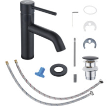 Robinet de lavabo et accessoires d''installation.