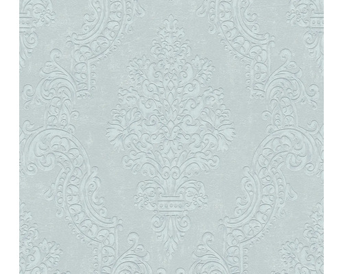 Vliestapete 39765-3 Pure Elegance Barockornament hellgrau glänzend