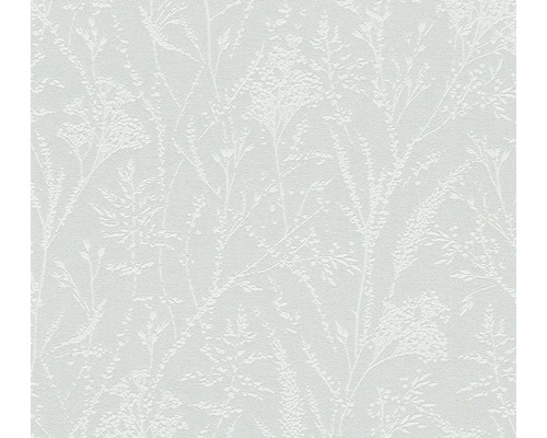 Papier peint intissé 39766-2 Pure Elegance branches herbes vert clair brillant Papier peint avec motif de plantes
