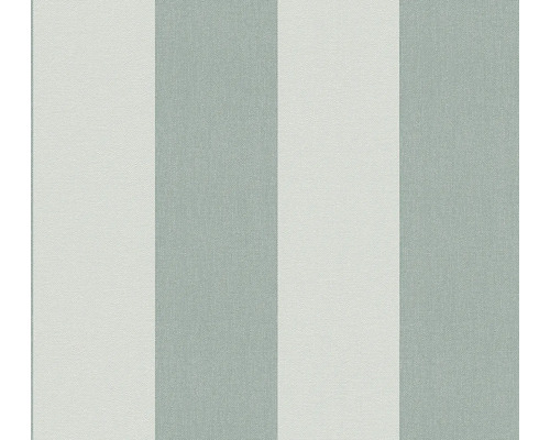 Papier peint intissé 3979-11 Pure Elegance maison de campagne blocs de rayures vert Papier peint à larges rayures