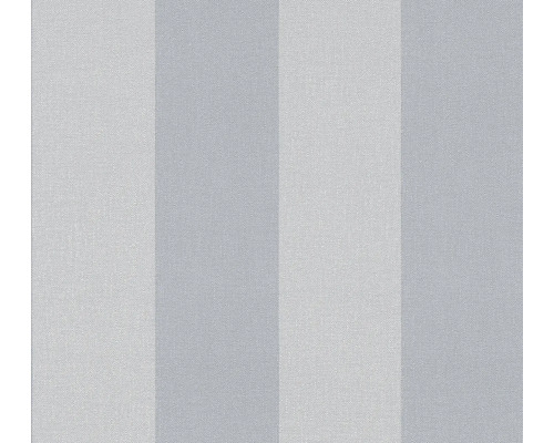 Papier peint intissé 3979-97 Pure Elegance maison de campagne blocs de rayures bleu Papier peint à rayures