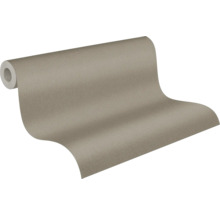 Vliestapete 3851-23 Pure Elegance Uni Pünktchenstruktur braun