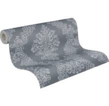 Vliestapete 39765-7 Pure Elegance Barockornament grau glänzend