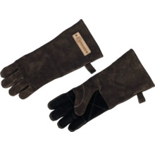 Zwei Grillhandschuhe aus Leder