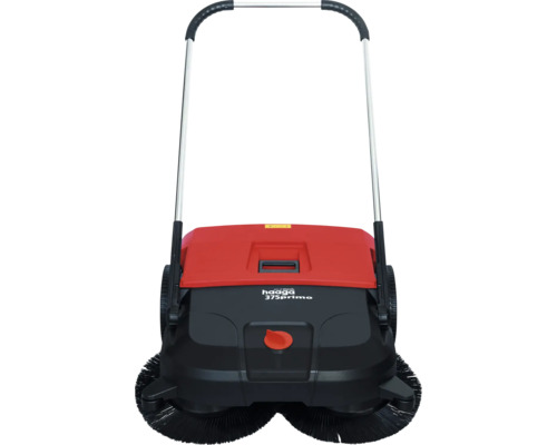 Kehrmaschine Haaga 375 Primo inklusive Seitenführungen und ergonomischen Griffen Kehrmaschine für den Aussenbereich