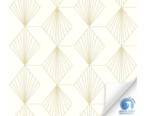 Tapete mit geometrischem Fächer-Muster