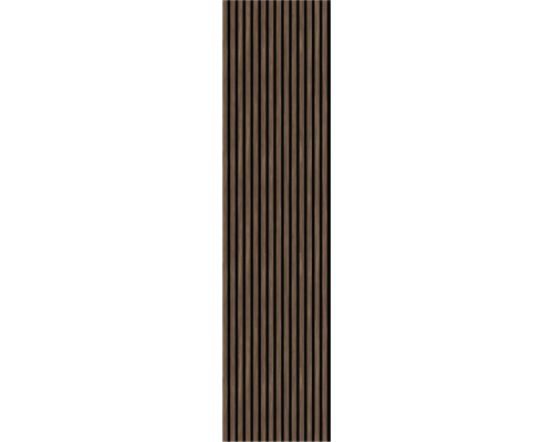 Akustikpaneel Walnuss einseitig foliert 2670 x 572 x 19 mm Akustikpaneel Walnuss einseitig foliert 2670 x 572 x 19 mm
