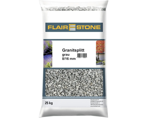 FLAIRSTONE Granitsplitt 8-16 mm grau 25 kg