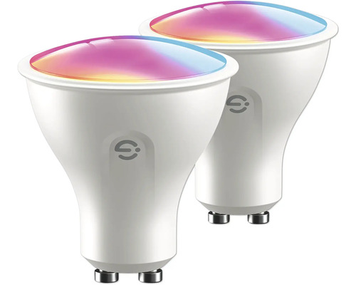 Deux lampes LED blanches GU10