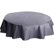WDK Lacktischdecke dunkelgrau Ø 160 cm