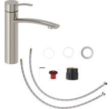 Waschtischarmatur mit Zubehör für die Installation