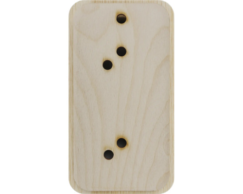 Planche en bois avec trous