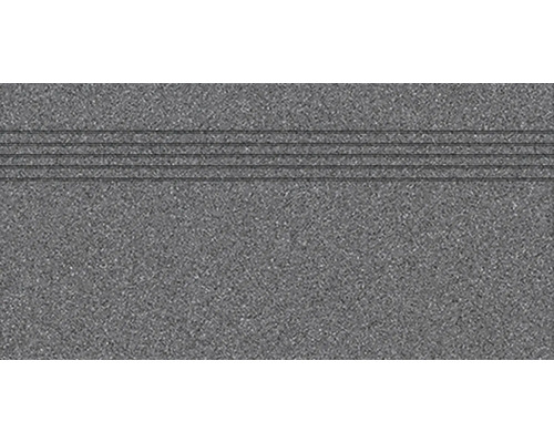 Marche de bloc grise avec quatre rainures