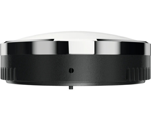 Runde LED-Deckenleuchte aus Metall und Kunststoff