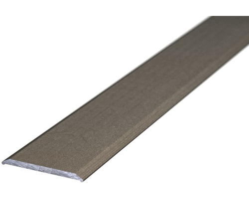 Barre de seuil aluminium acier inoxydable mat autocollant 24 x 1000 mm
