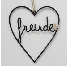 Cœur décoratif avec l''inscription Freude et un petit cœur appliqué