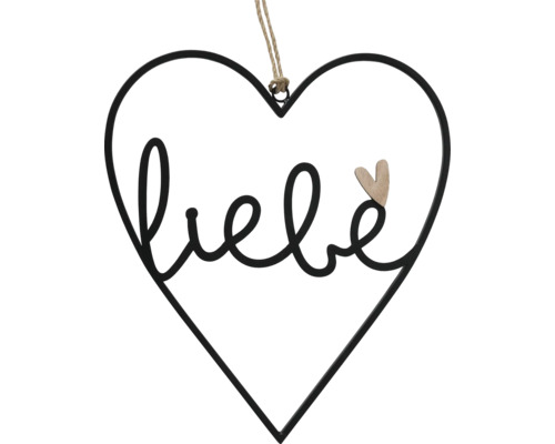 Cœur décoratif à suspendre avec l''inscription Amour