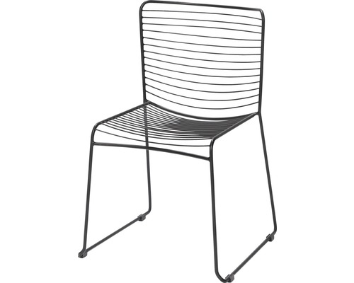 Chaise en fil métallique