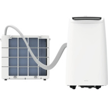 Climatiseur mobile avec tuyau d''évacuation et joint de fenêtre