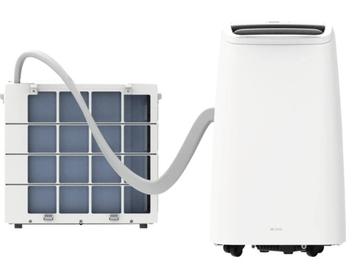 Climatiseur mobile avec tuyau d''évacuation et joint de fenêtre