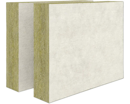 Plaque d'isolation de façade en laine minérale Baumit pour système composite d'isolation thermique WLG035 light 800 mm x 625 mm x 220 mm