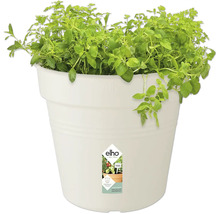 Pot de fleurs elho Green Basics plastique Ø 24 H 22 cm coton