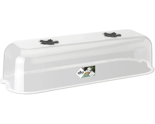 Mini-serre avec couvercle transparent et curseurs d''aération