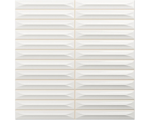 Carrelage mural Nairobi Arrow white 20x20cm