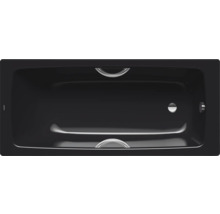 Baignoire noire avec poignées