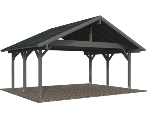 Freistehender Carport mit Dach