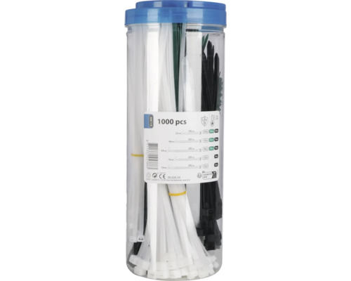 Packung mit 1000 Kabelbindern
