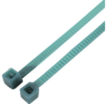 Zwei Kabelbinder aus Kunststoff