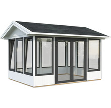 Pavillon de jardin avec fenêtres et double porte
