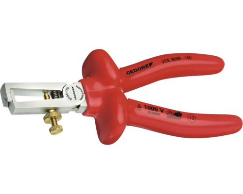 Pince à dénuder Gedore avec manche rouge