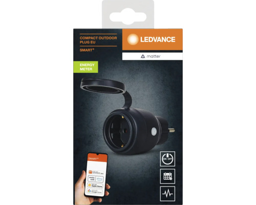 Ledvance Kompaktstecker für den Außenbereich mit Energiezähler