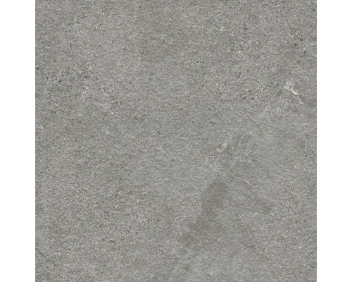 Carrelage en grès cérame gris aspect pierre