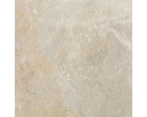 Carreau de sol beige aspect pierre.