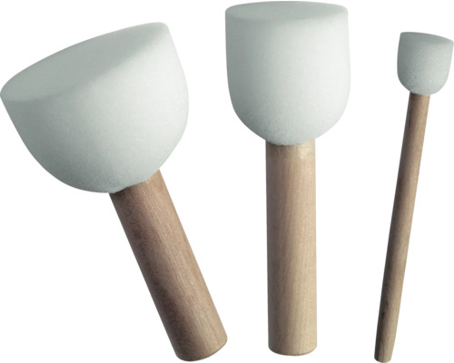 Set pinceaux et brosses à pocher Marabu, 3 pièces