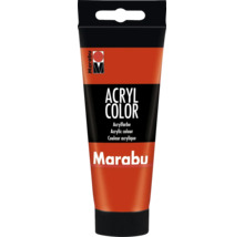 Peinture acrylique Marabu Acryl Color rouge vermillon 006 100 ml