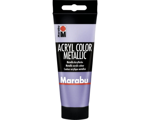 Marabu Acrylfarbe Acryl Color metallic violett 750 100 ml Marabu Acryl Color Metallic Farbe in einer Tube