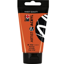 Peinture acrylique Marabu Artist Acryl rouge orange 922 75 ml