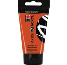 Peinture acrylique Marabu Artist Acryl orange permanent 927 75 ml