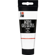 Peinture acrylique Marabu gel acrylique transparent 101 100 ml