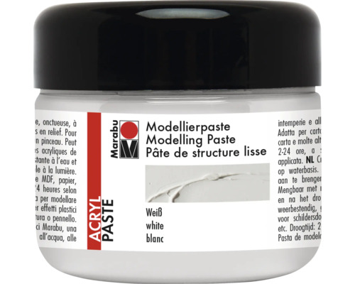 Marabu Modellierpaste weiß 070 225 ml