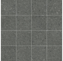Dalle de terrasse en grès cérame fin Pebbles Dark Grey 60 cm x 60 cm x 2 cm