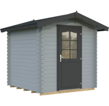 Abri de jardin en bois avec porte et fenêtres