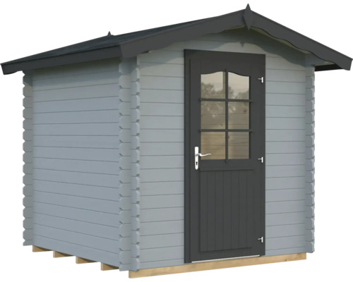 Abri de jardin en bois avec porte et fenêtres
