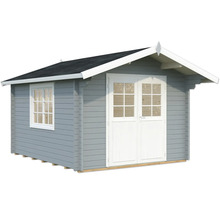 Abri de jardin avec double porte et fenêtre