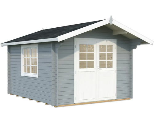 Abri de jardin avec double porte et fenêtre