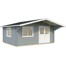 Abri de jardin en bois avec fenêtre et porte double